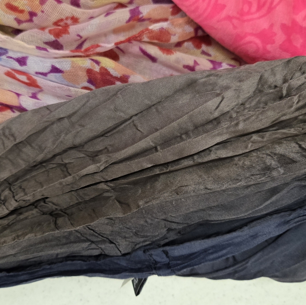 4 Colorful Patterned Infinity Scarves - Picture 2 of 2
